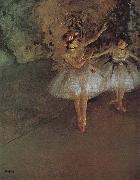 Edgar Degas Two dancer Spain oil painting artist